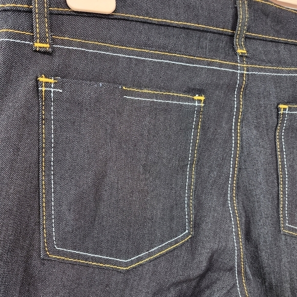 Blue Delta Men's Straight Leg Low Rise Dark Denim Jean - Picture 4 of 5